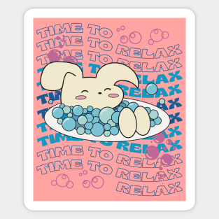 Time to Relax Sticker